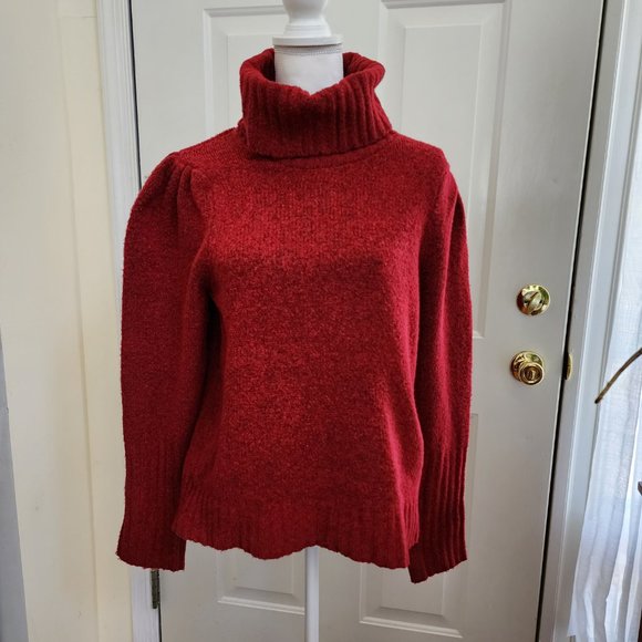 NWT Olive + Oak Chunky Turtle Neck Top Size Medium - Picture 1 of 10